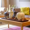 Set Frutones con base de madera