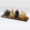 Set Frutones con base de madera